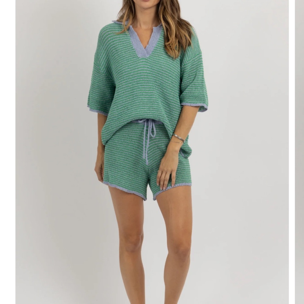 Green Knit Set